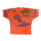 Vintage Surf Master WOW T-Shirt Orange Red - XL