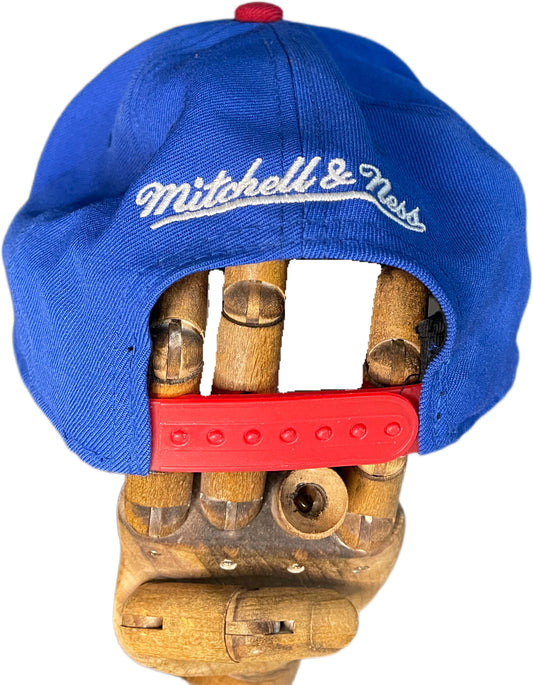 Mitchell & Ness Cap Blue & Red