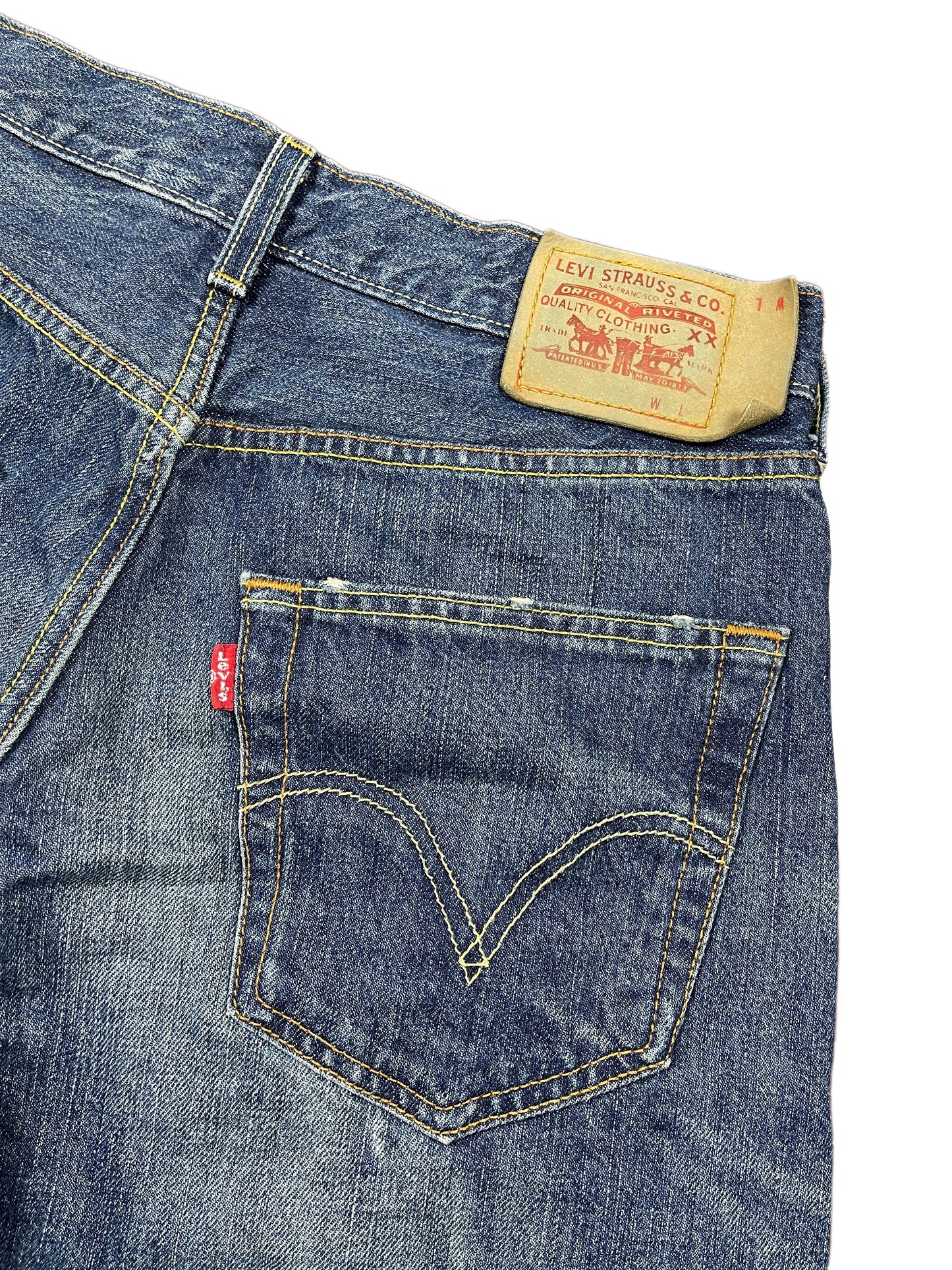 Y2k Levi's Bootcut Denim Pants Blue - S