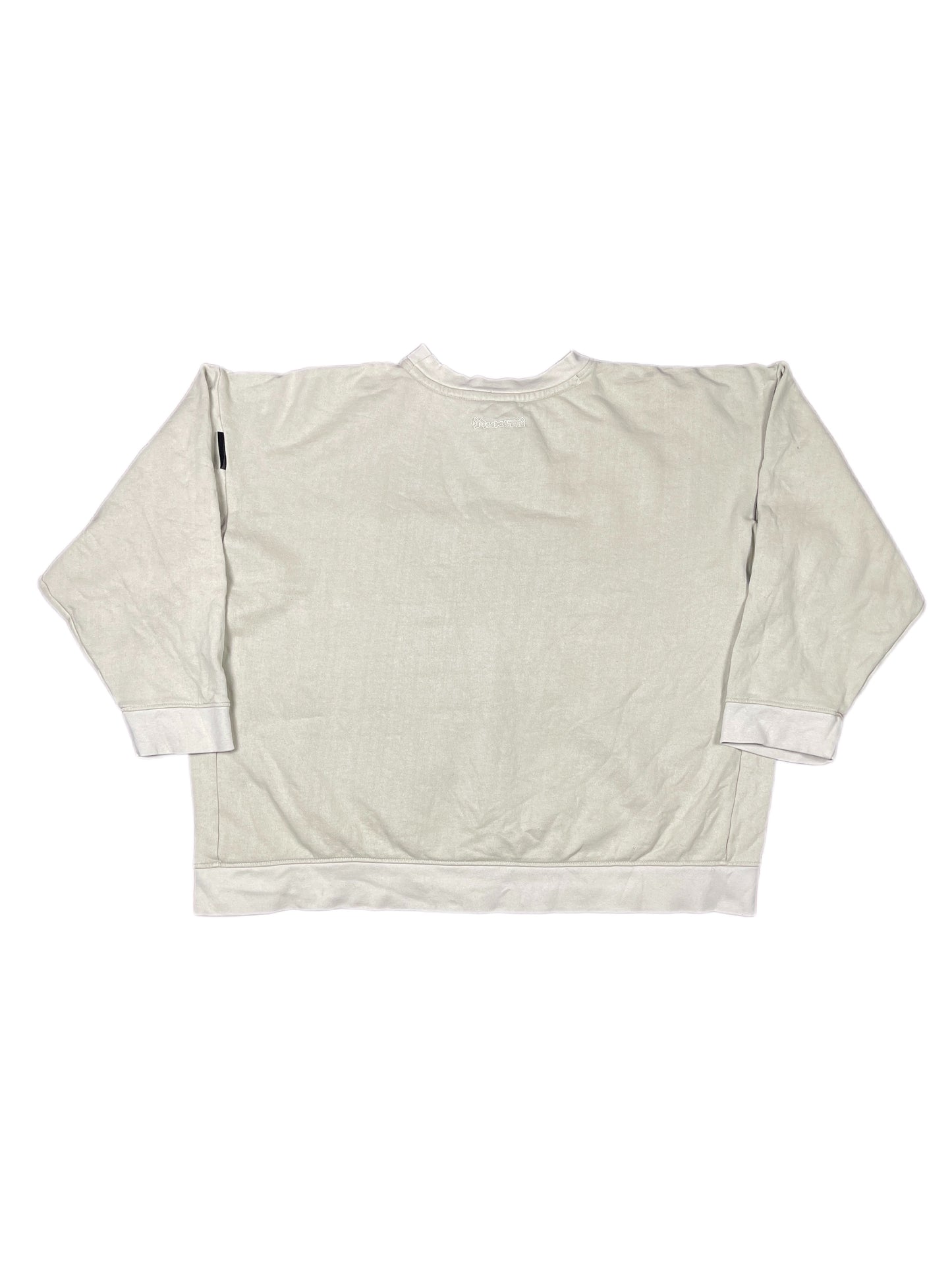 Y2k Brunotti Boxy Sweatshirt Cream - XL