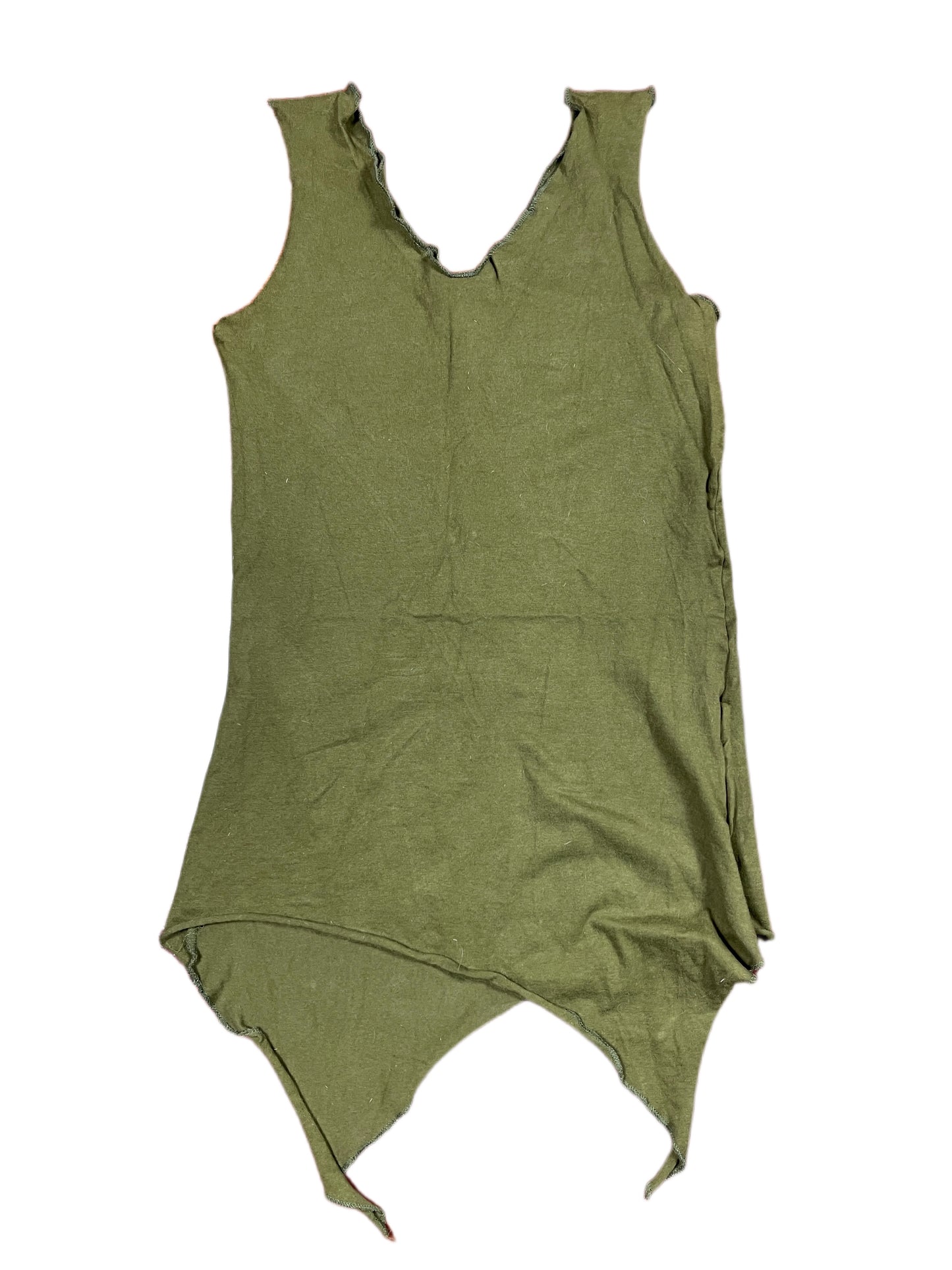 Y2k Dindia Sleeveless Top Khaki - S/M