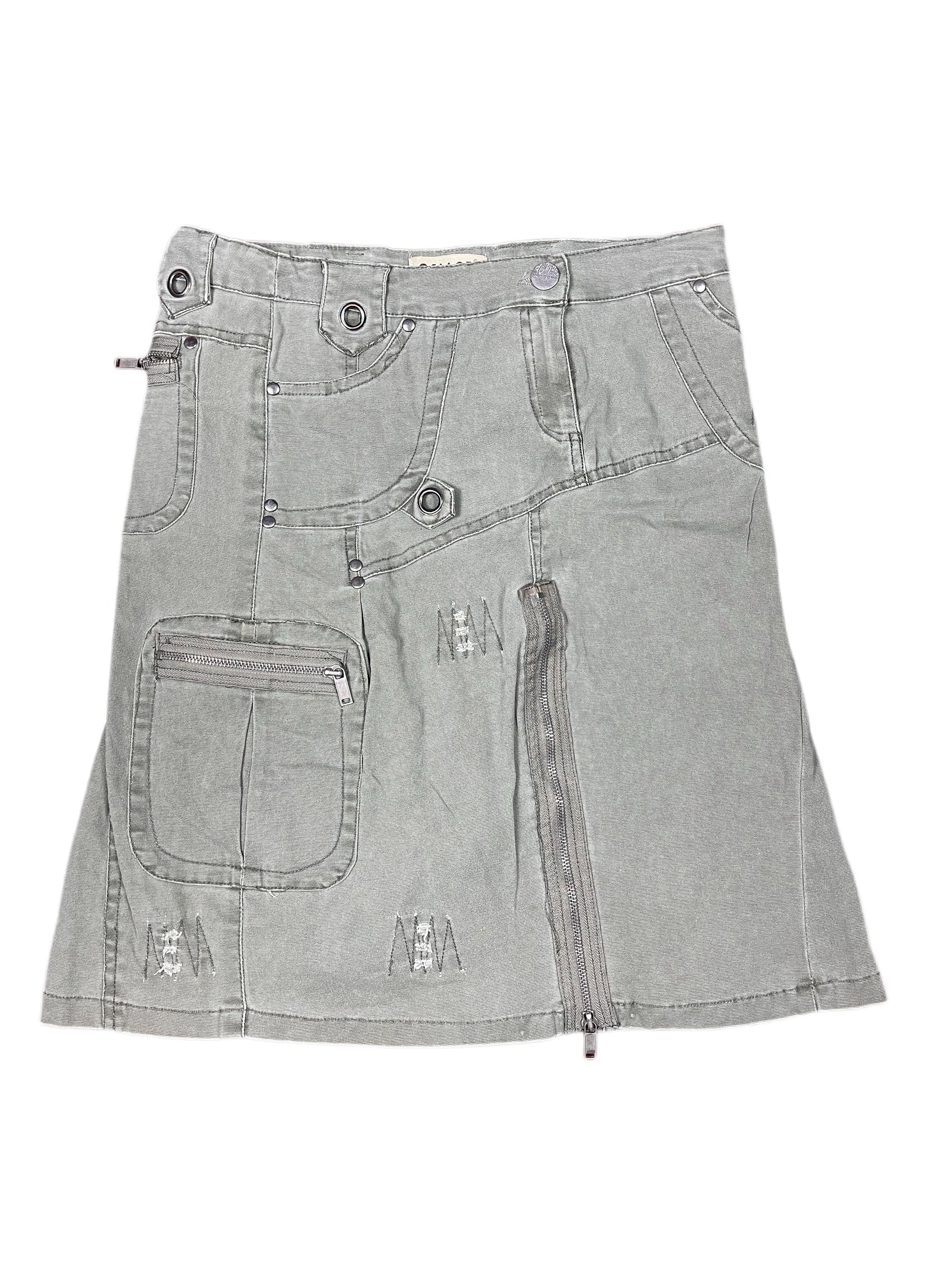 Y2k Gallop Skirt Khaki - XL