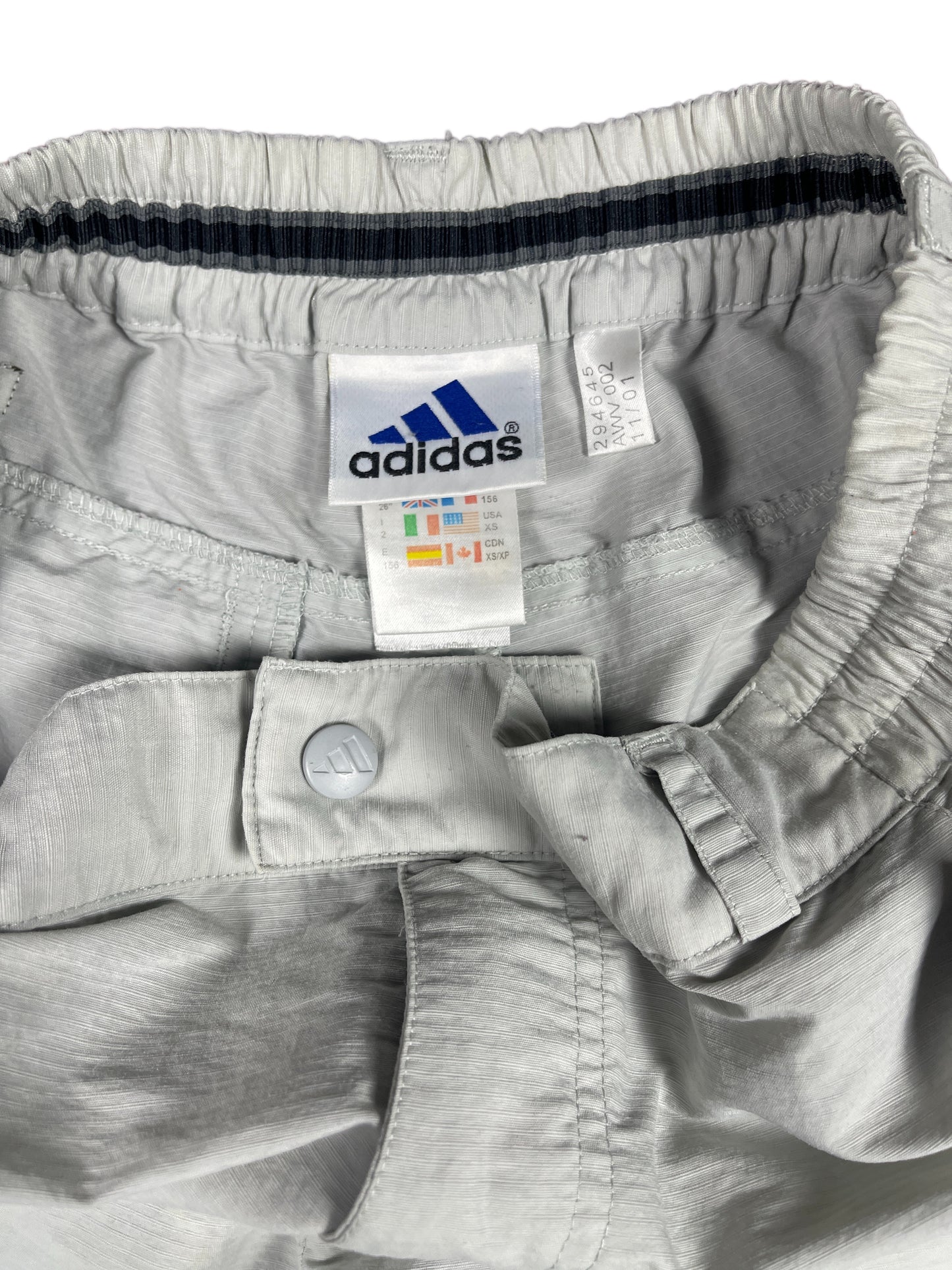 Vintage Adidas Capri Sport Pants Gray - XS