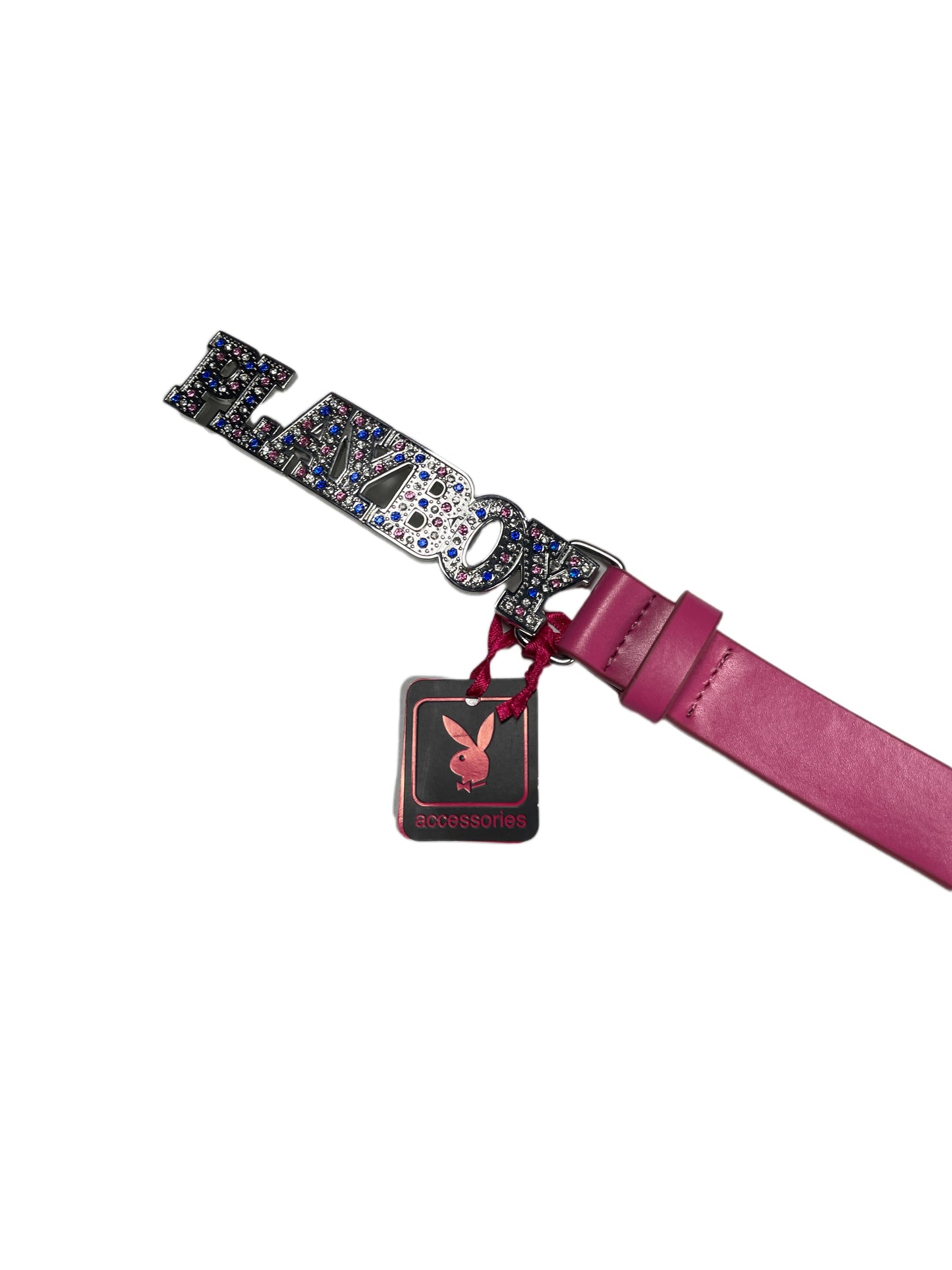 Y2k Playboy Belt Pink 2004