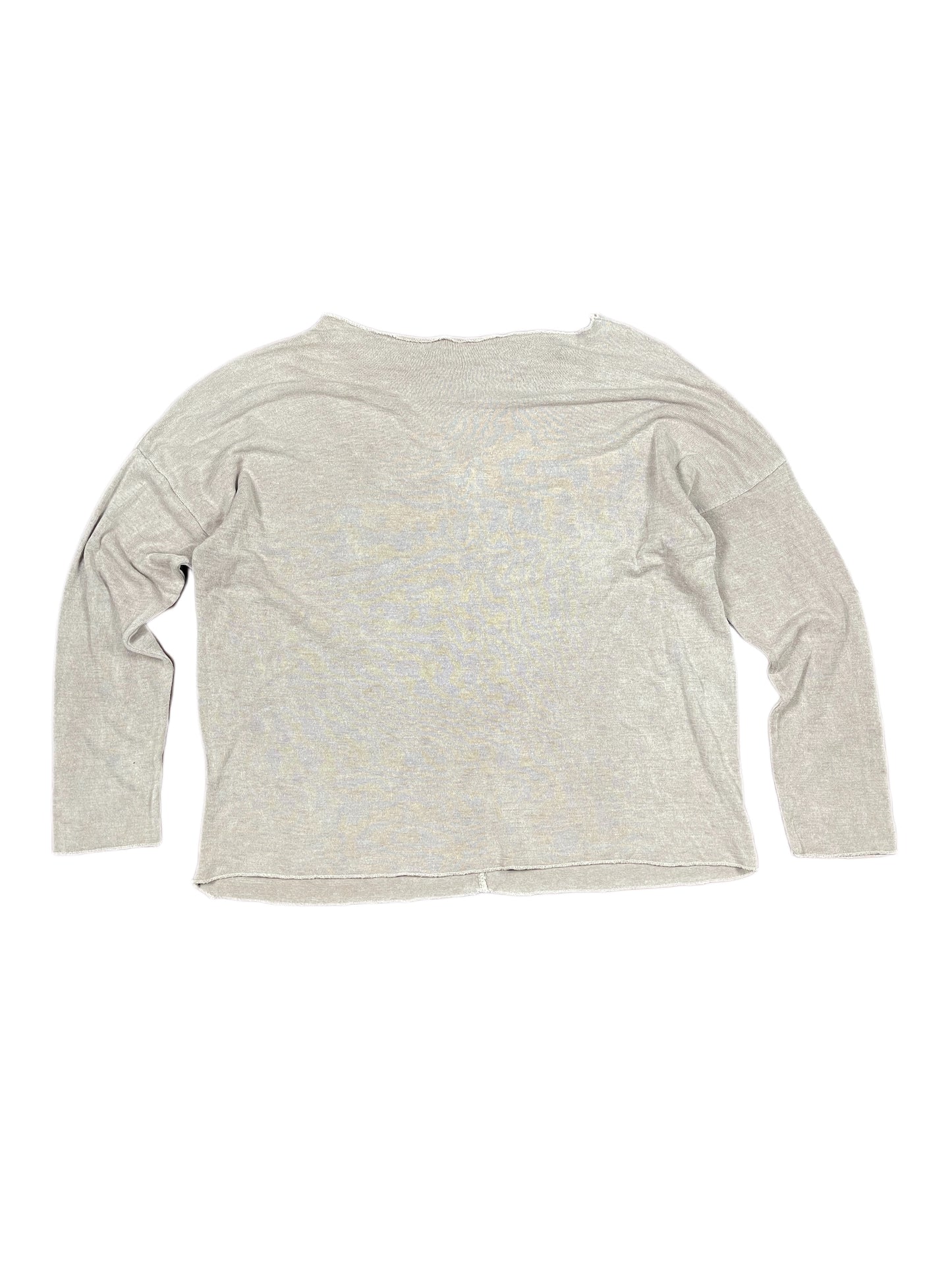 Vintage Made in Italy Knit Sweatshirt Gray - XXL