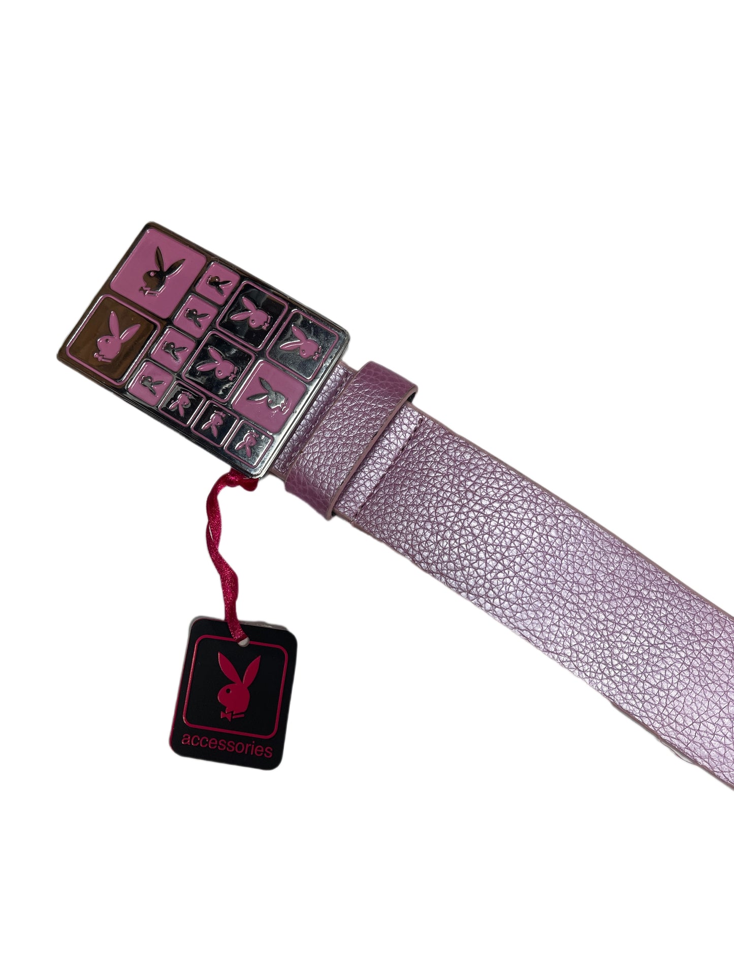 Y2k Playboy Belt Pink 2004