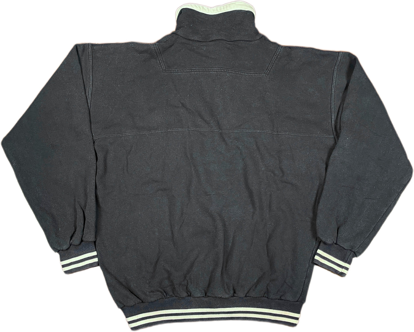 Vintage Hugo Boss Zip Sweatshirt Blue Cotton L/XL
