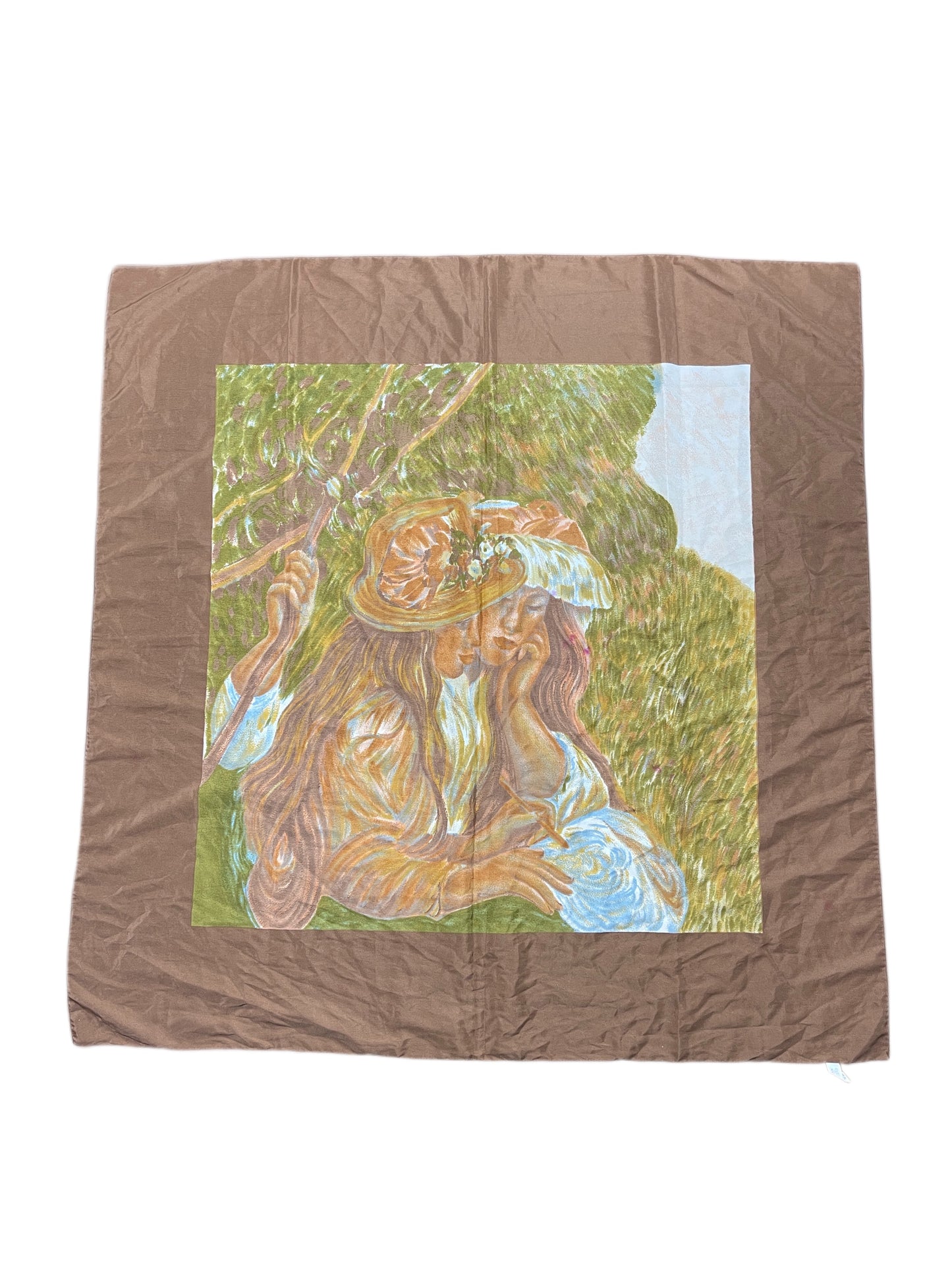 Vintage Handkerchief Brown