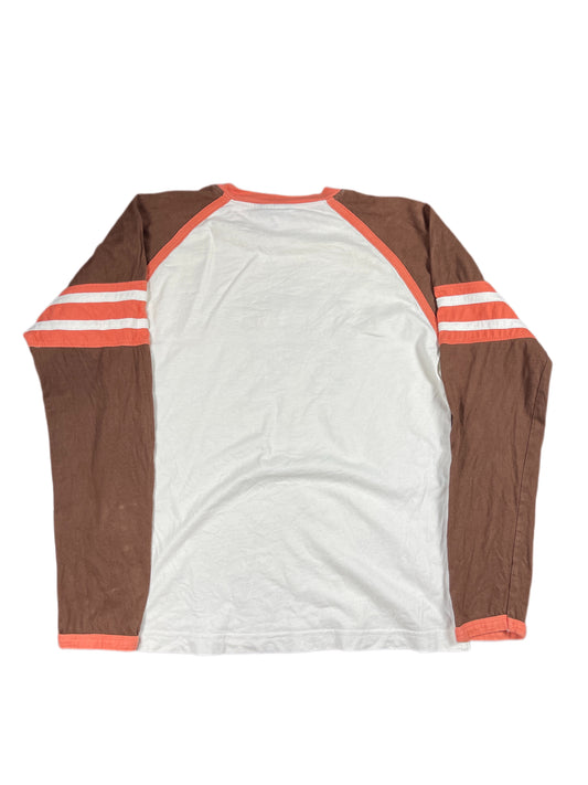 Y2k Quicksilver Longsleeve Cream Brown - S
