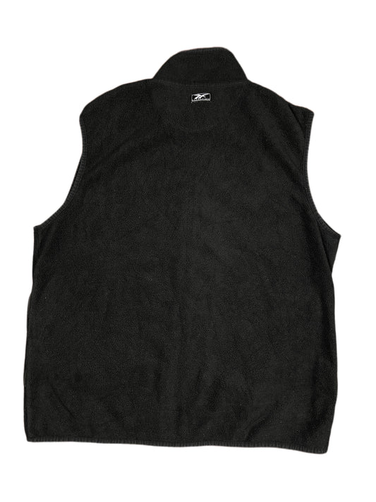 Y2k Reebok Fleece Vest Black - XL