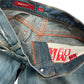 Y2k Miss Sixty Low Waist Deadstock Bootcut Flared Denim Pants Blue - M