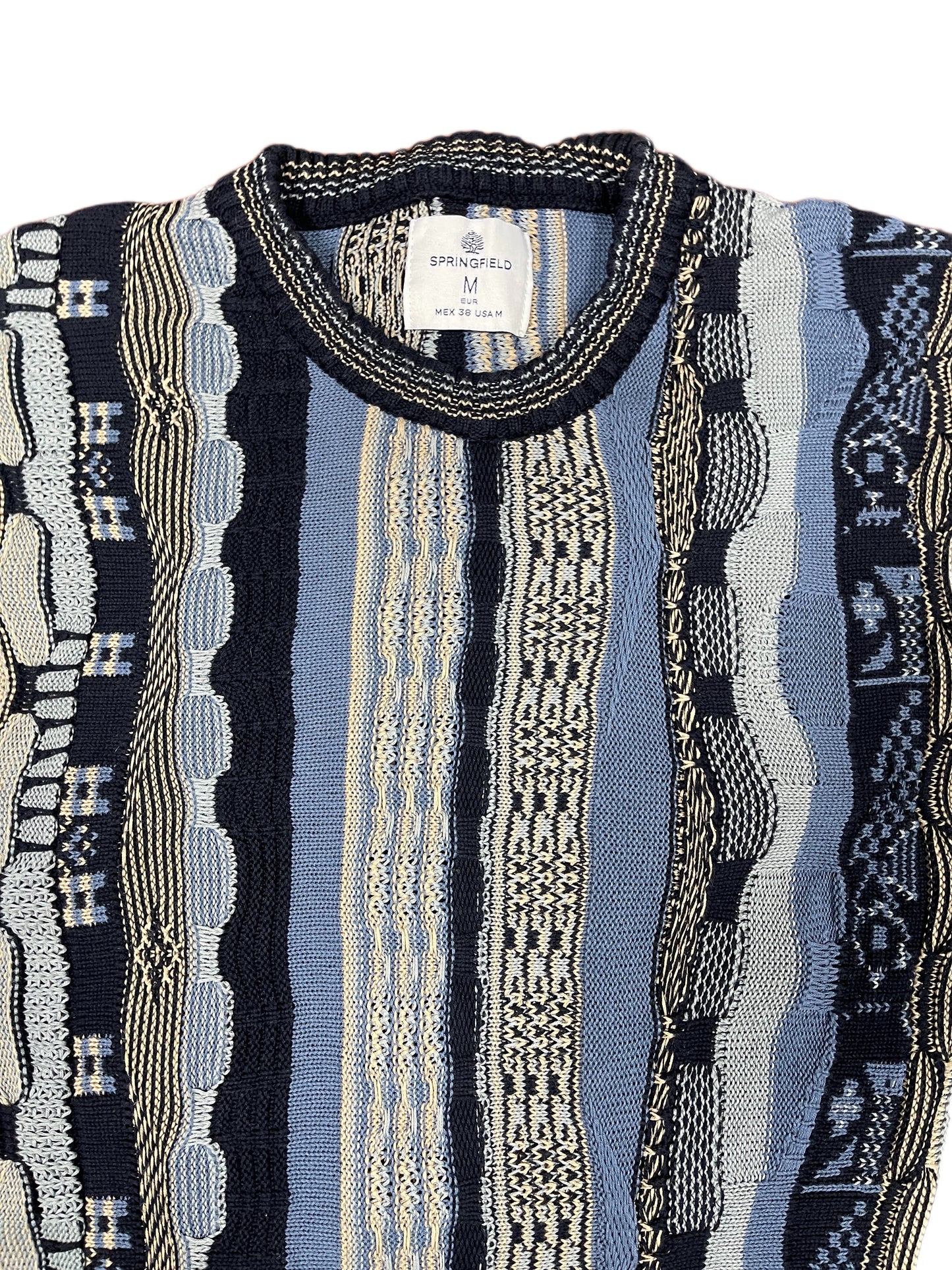 Springfield Knitted Sweatshirt Coggi Style Multicolor - M