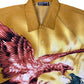 Y2k Brother Short Sleeve Snake Phoenix Shirt Gold - XL