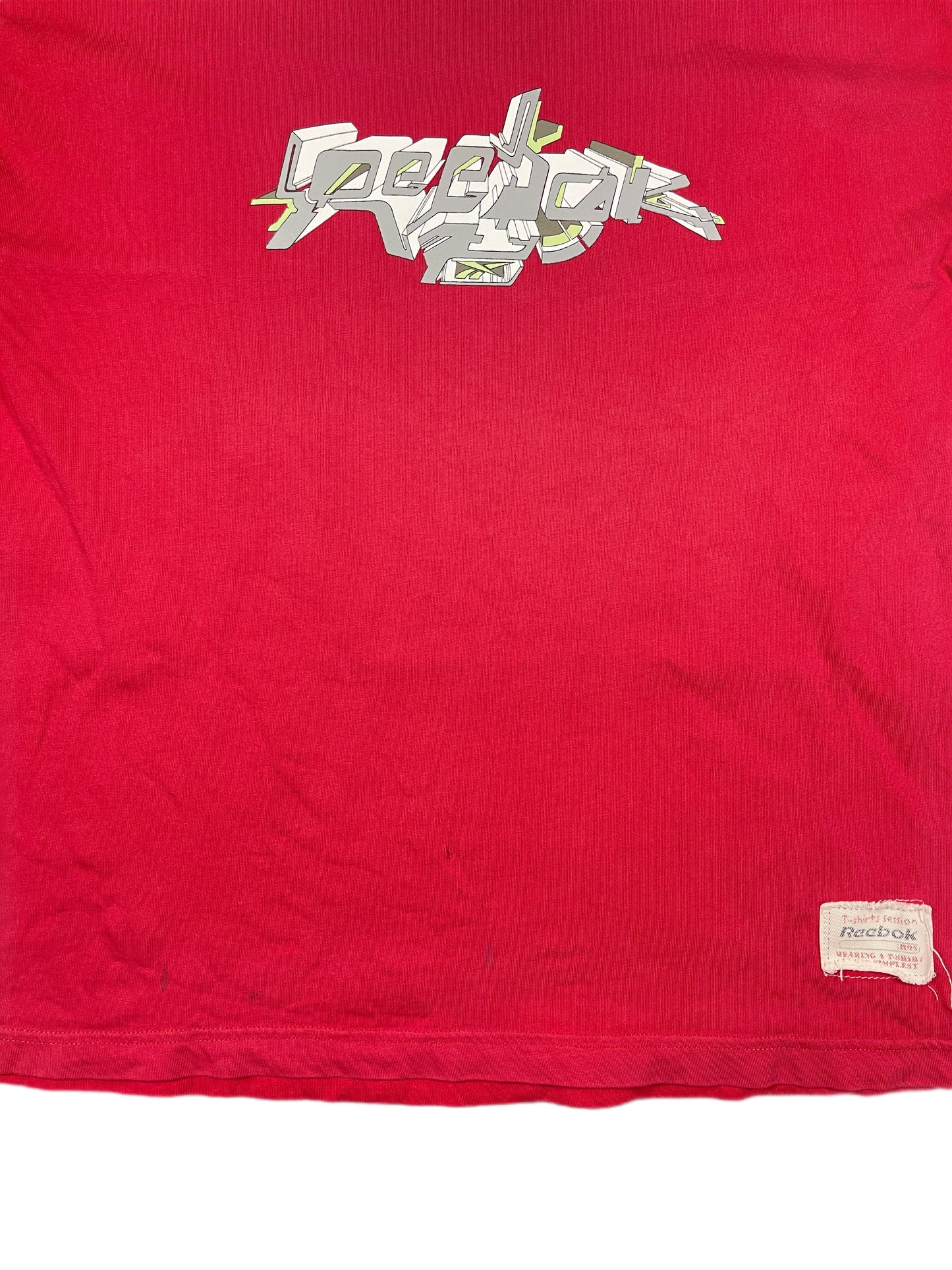 Y2k Reebok T-Shirt Red - XL