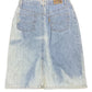 Y2k Precchio Denim Skirt Blue White - L