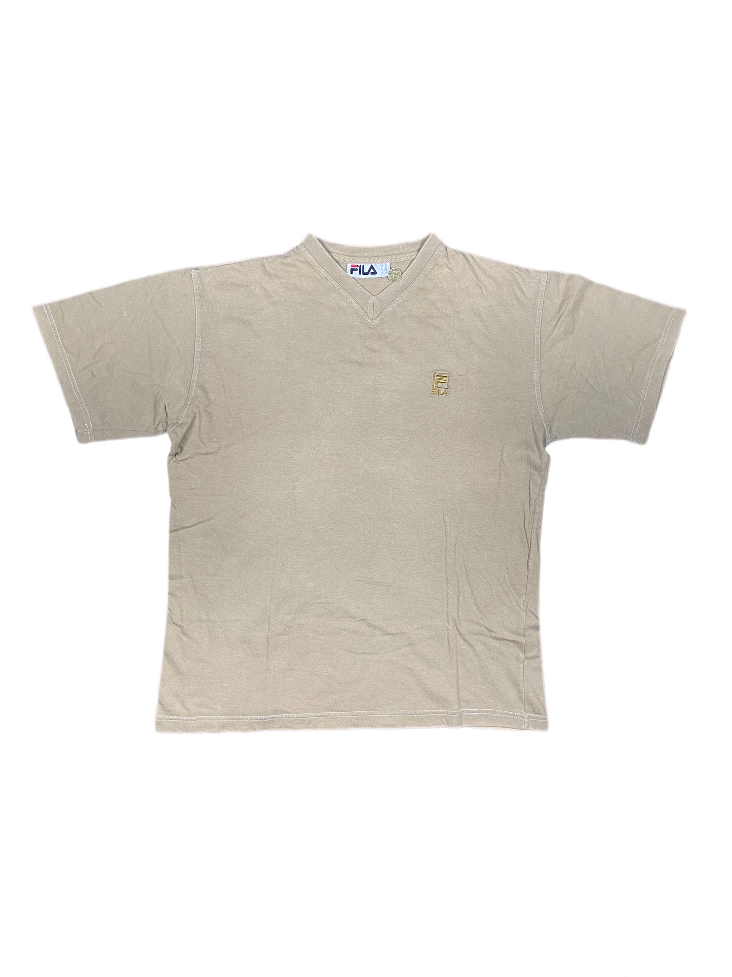 Vintage Fila T-Shirt Beige - M