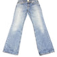 Y2k H&M 2000s Bootcut Low Waist Denim Pants Blue M/L