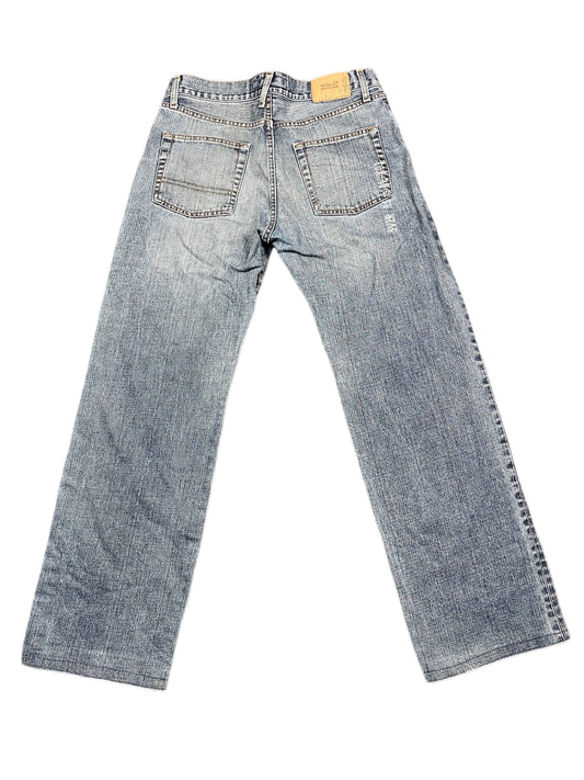 Y2k Sickonineteen Bootcut Denim Pants Blue - M