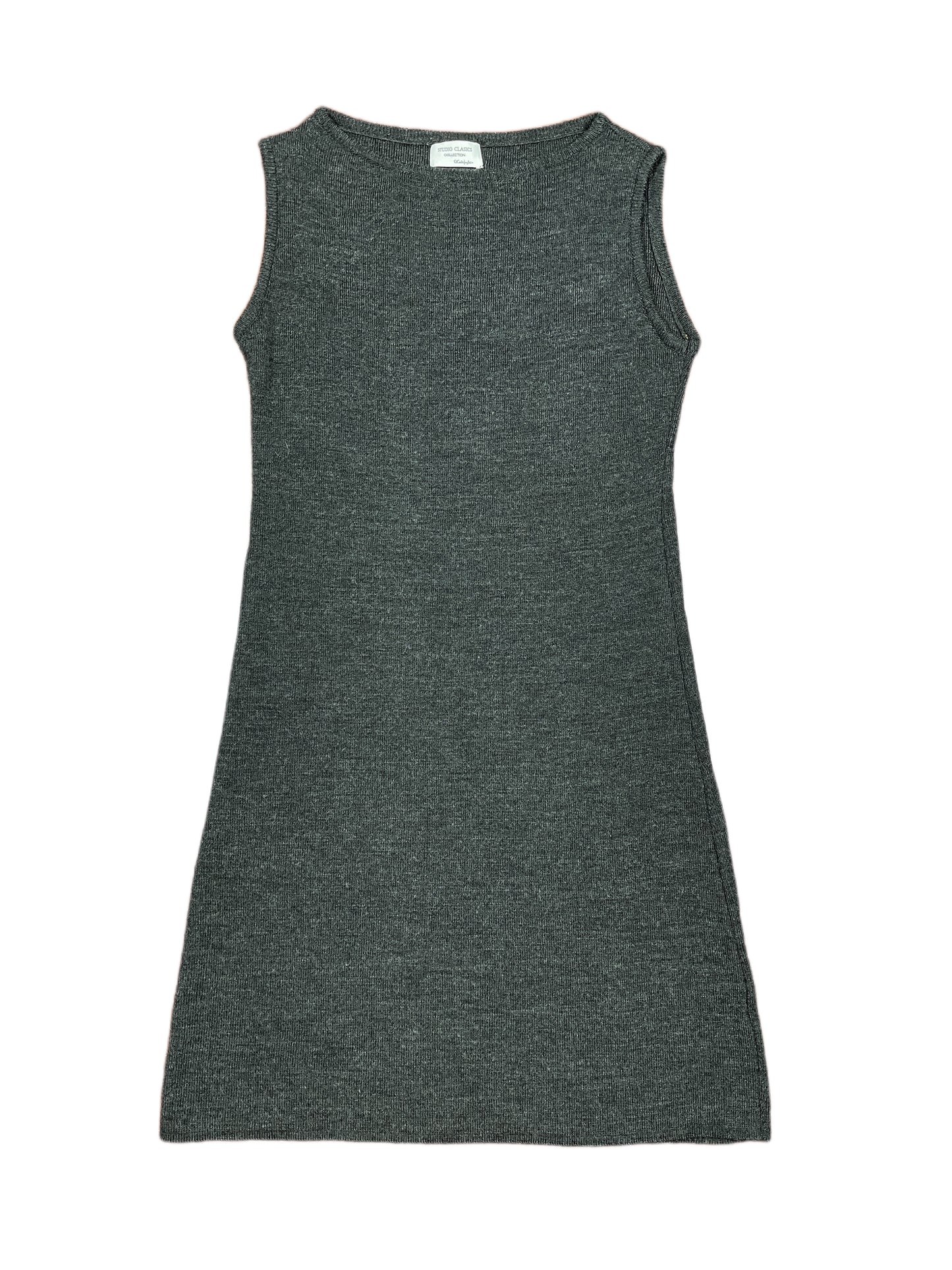 Vintage Studio Clasics Sleeveless Dress Gray - XL
