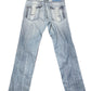 Y2k Energie Low Waist Bootcut Denim Pants Blue - M/L