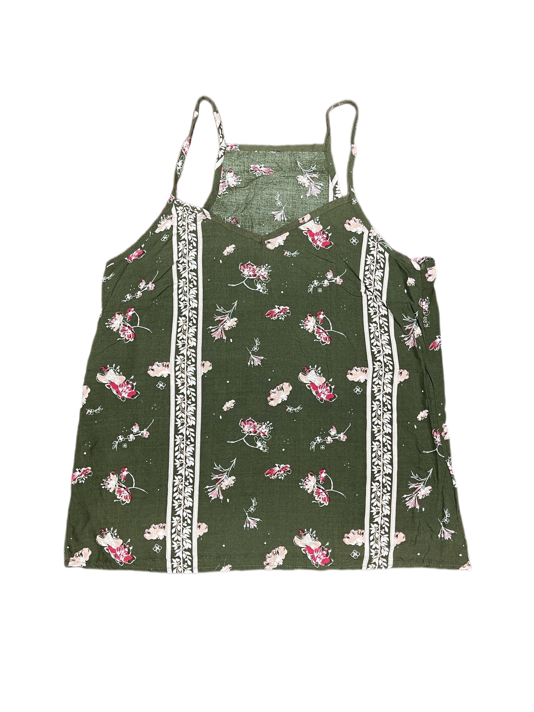 Sleeveless Top Green - L