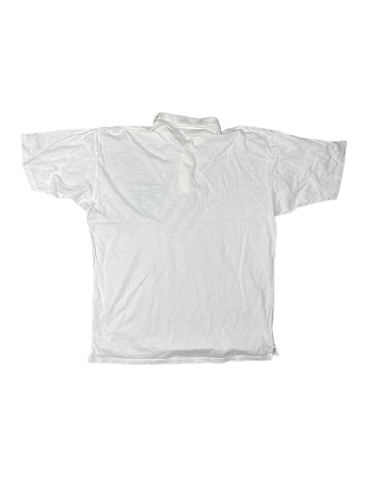 Vintage Adidas Tennis Polo Shirt White - L/XL