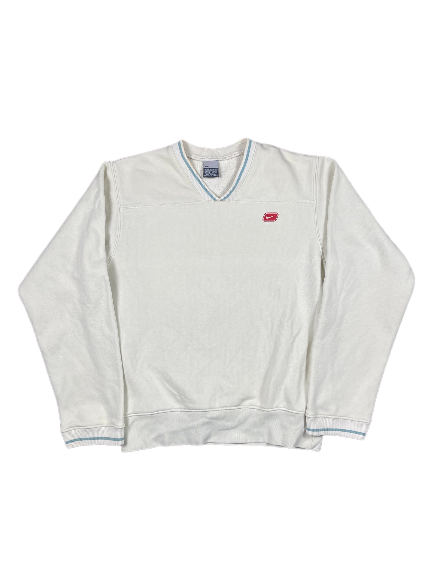 Vintage Nike Sweatshirt White Cream - S
