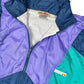 Vintage Ellesse Sport Jacket with Removable Sleeves Purple Navy - L