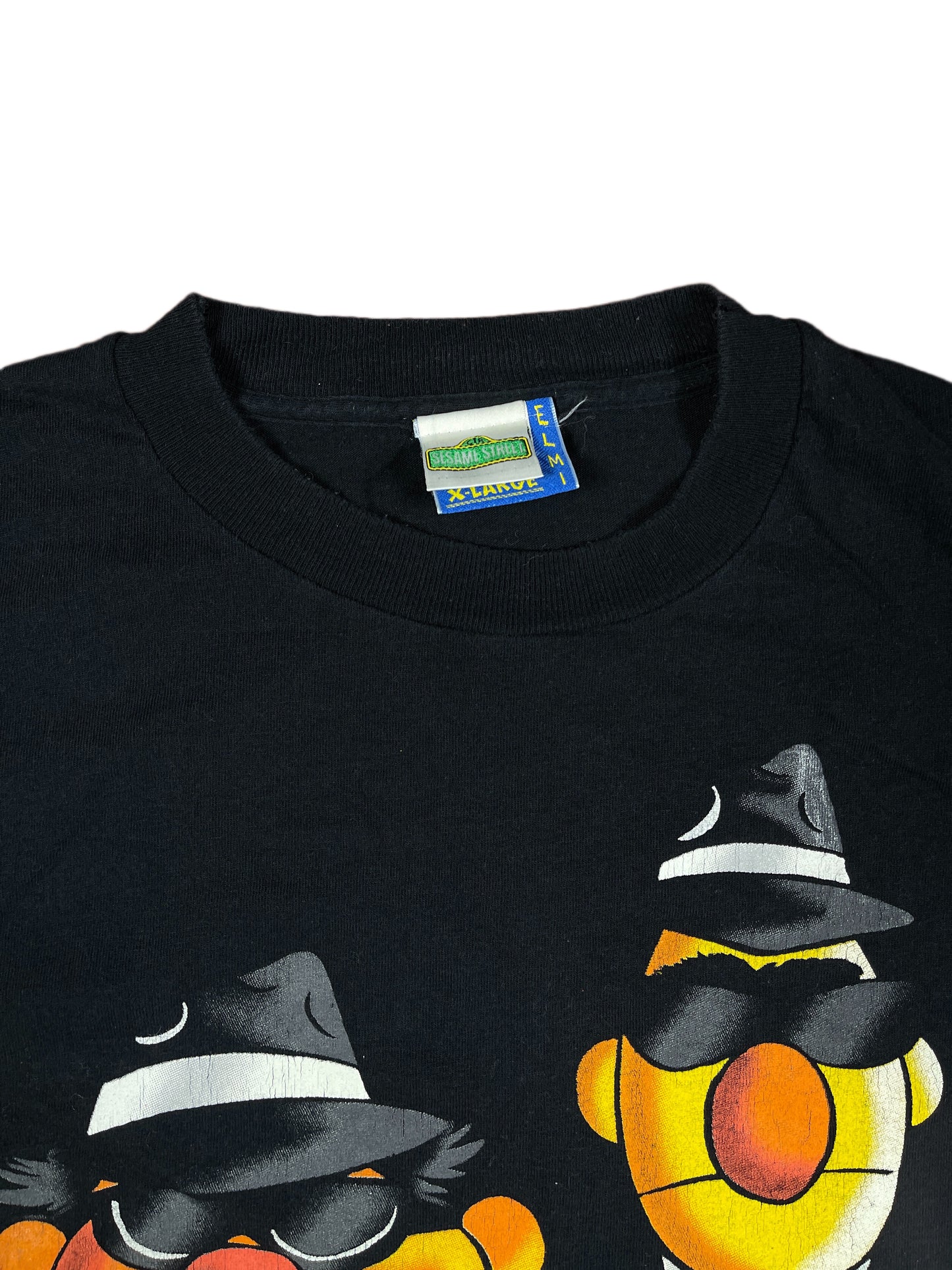 Vintage Sesame Street 1997 T-shirt Black - XL
