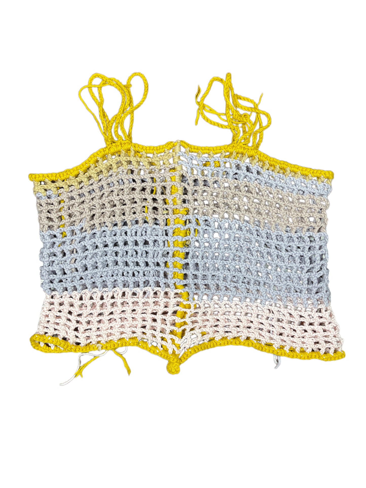 Knitted Sleeveless Top Multicolor M/L