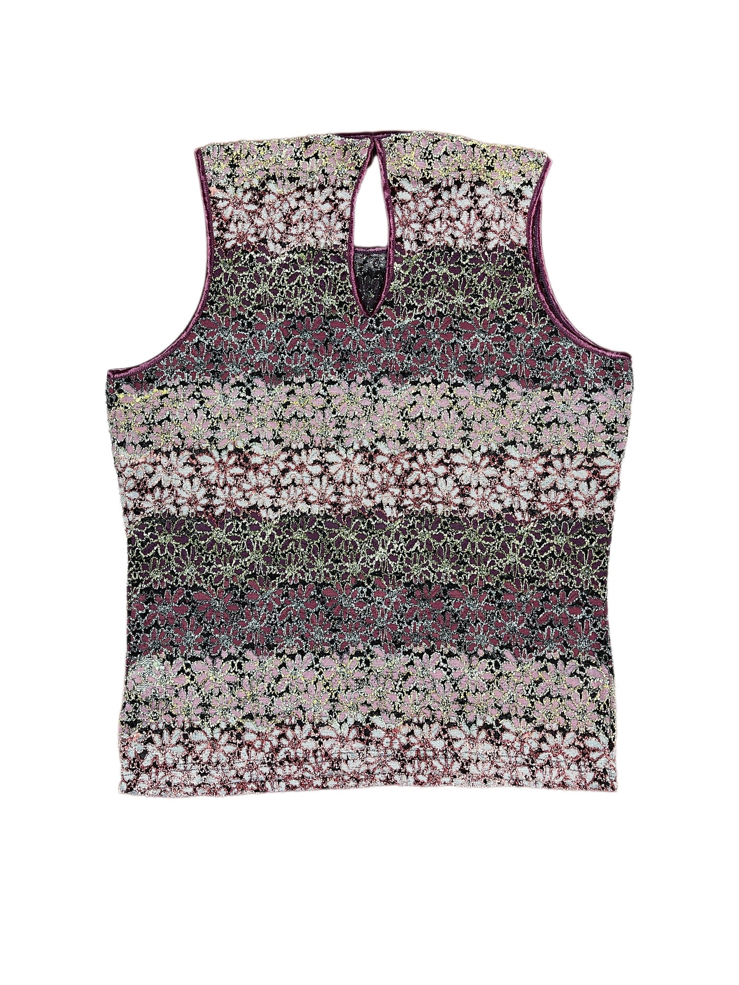 Y2k Sleeveless Top Purple - XL