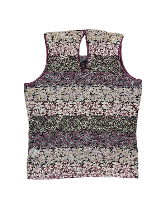 Y2k Sleeveless Top Purple - XL