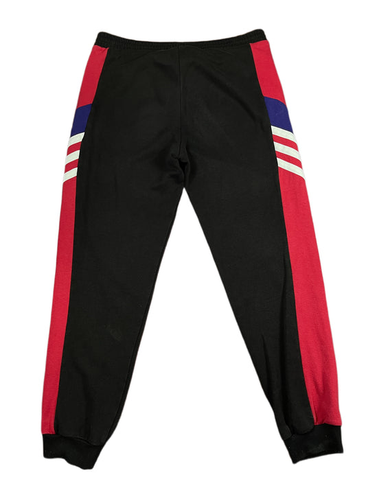 Vintage Adidas 1990s Sweatpants Black Red - S/M