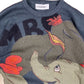 Vintage Iceberg 1992 Dumbo Disney Rare Knitted Sweatshirt Gray Navy M