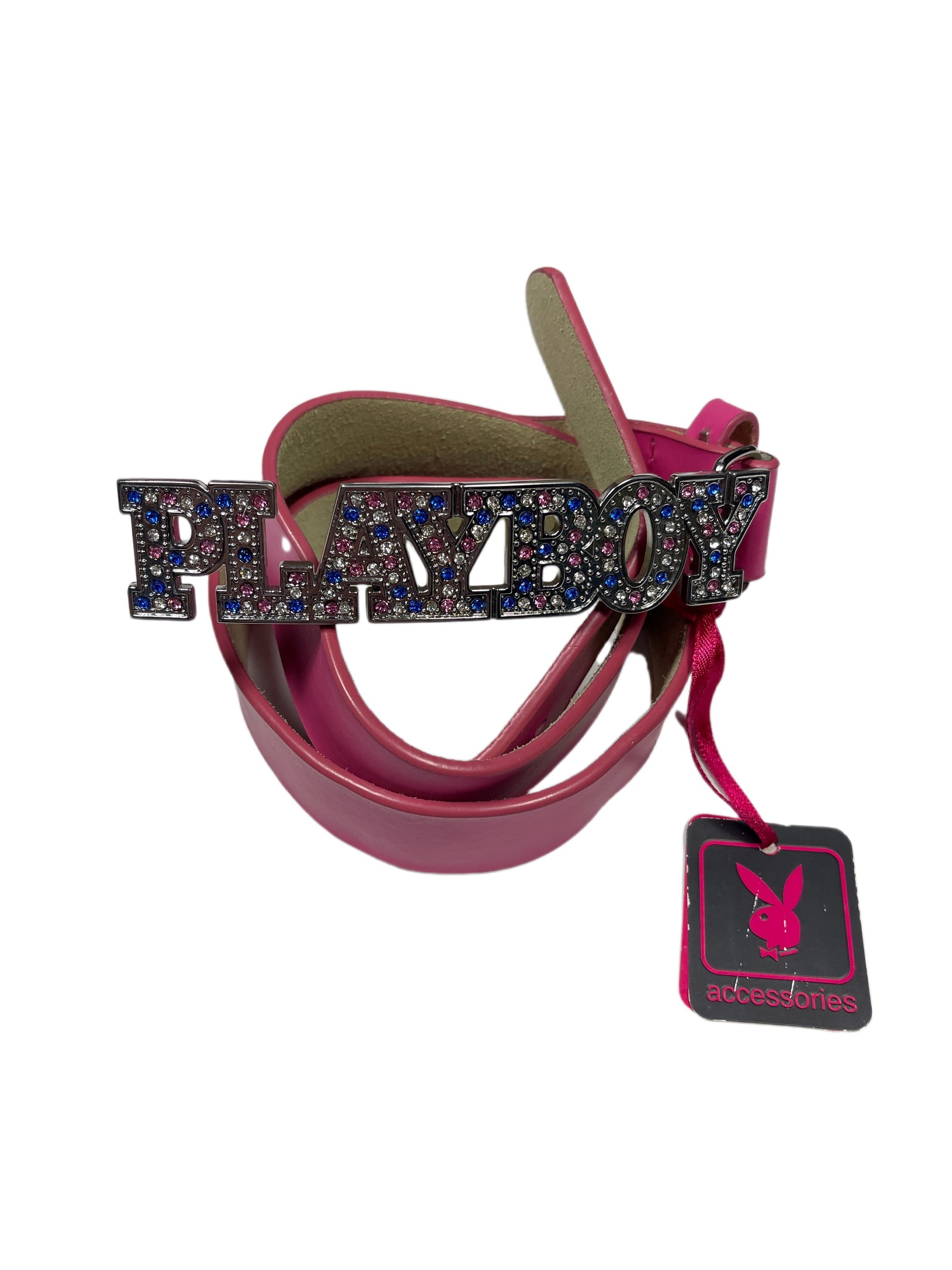 Y2k Playboy Belt Pink 2004