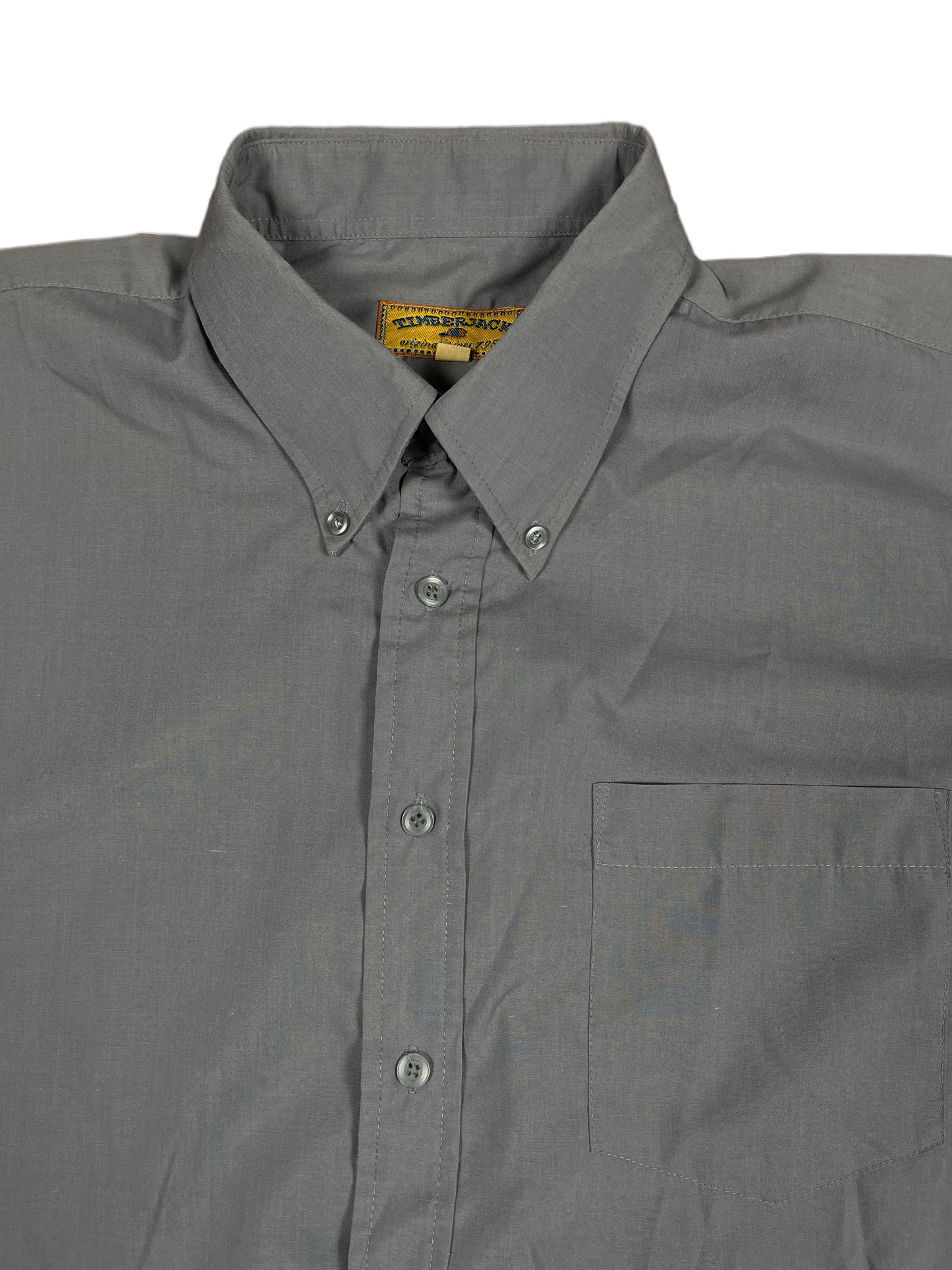 Vintage Timberjack Long Sleeve Shirt Gray - XXL