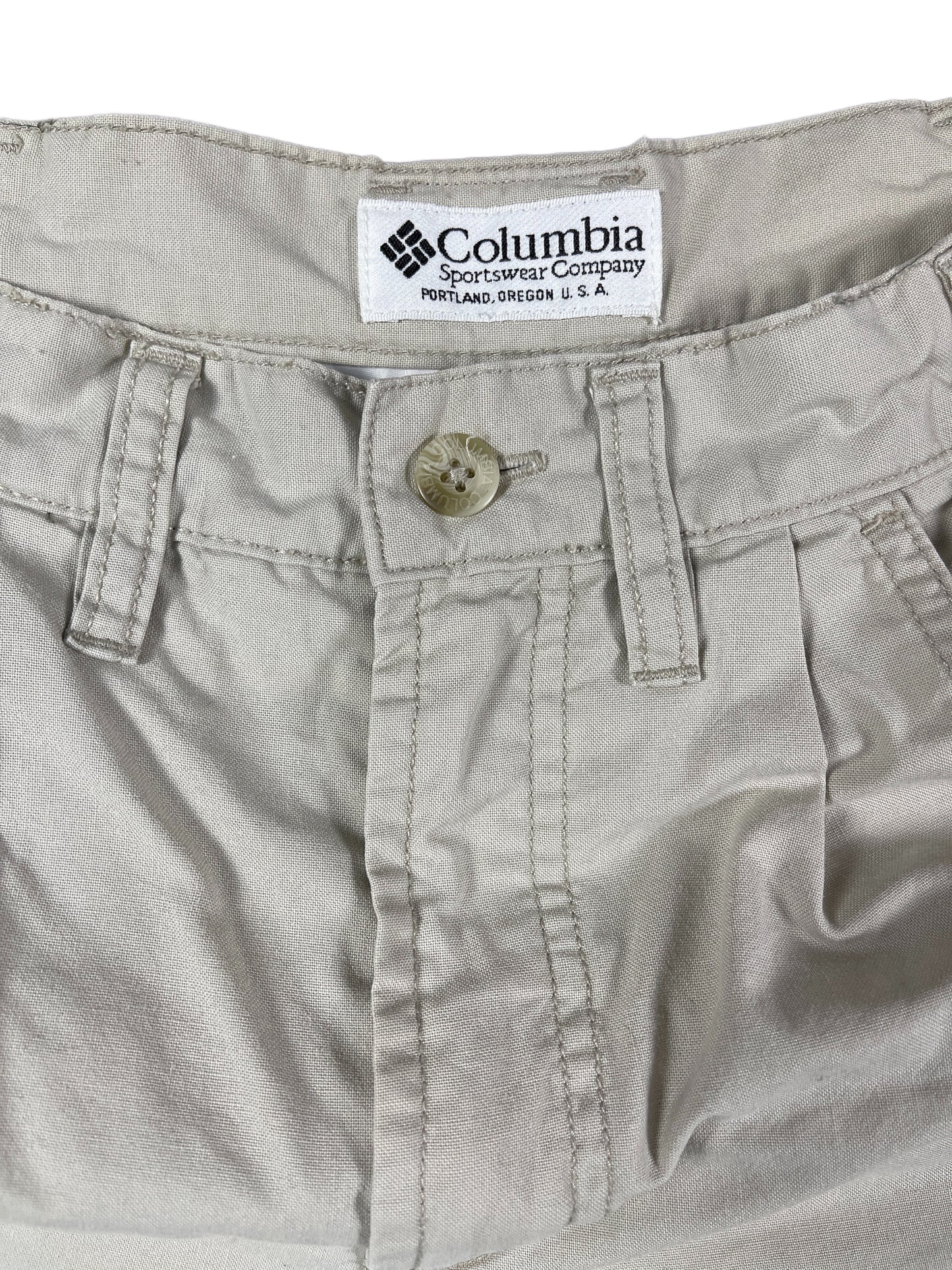 Vintage Columbia Cargo Shorts Creme - S