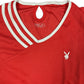 Y2k Playboy Short Sleeve Sport Top Red - S