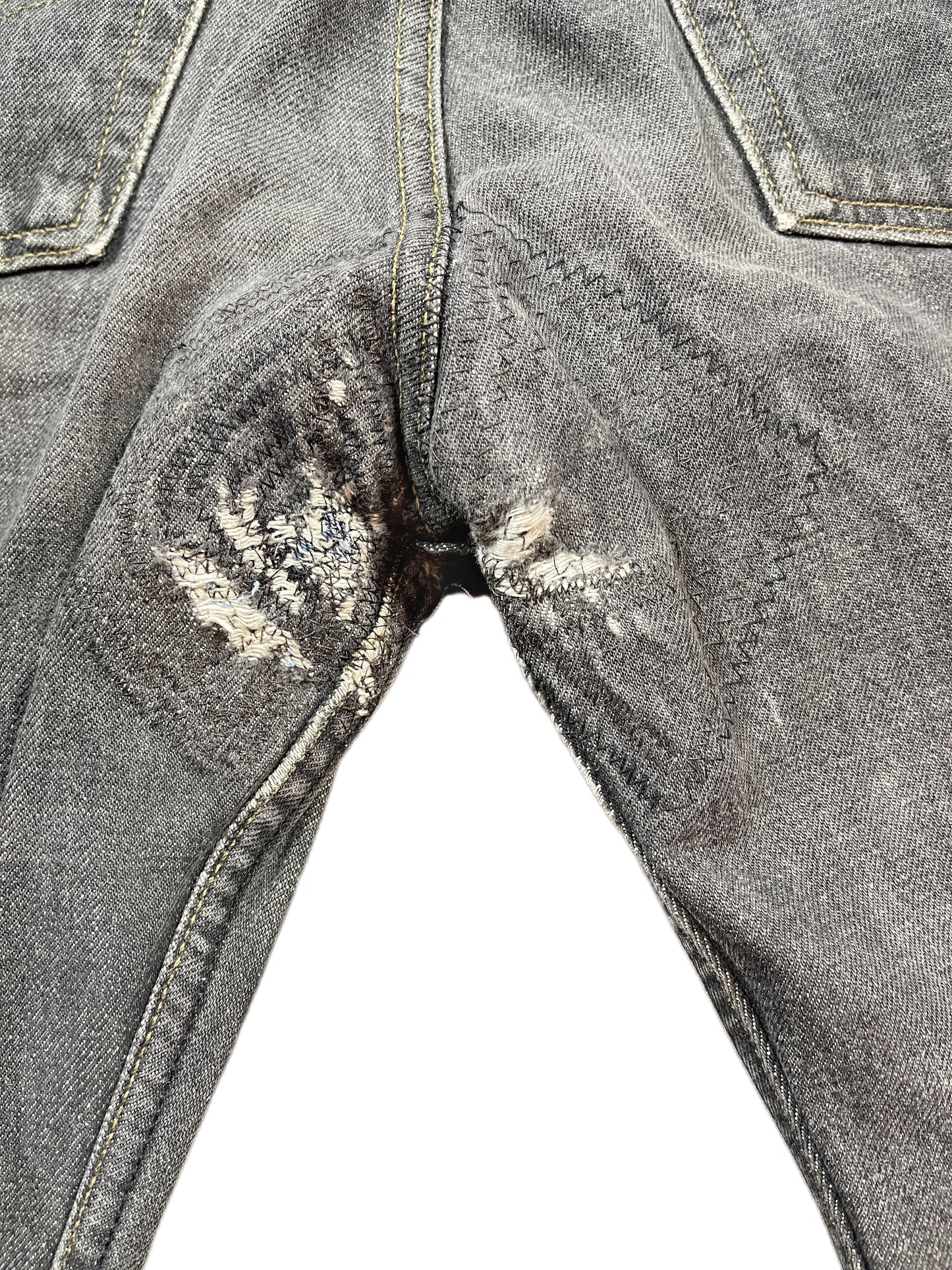 Vintage Levi's 501 Denim Pants Gray - XS/S
