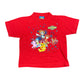 Vintage Digimon 2000 Baby Tee T-Shirt Red - XXS