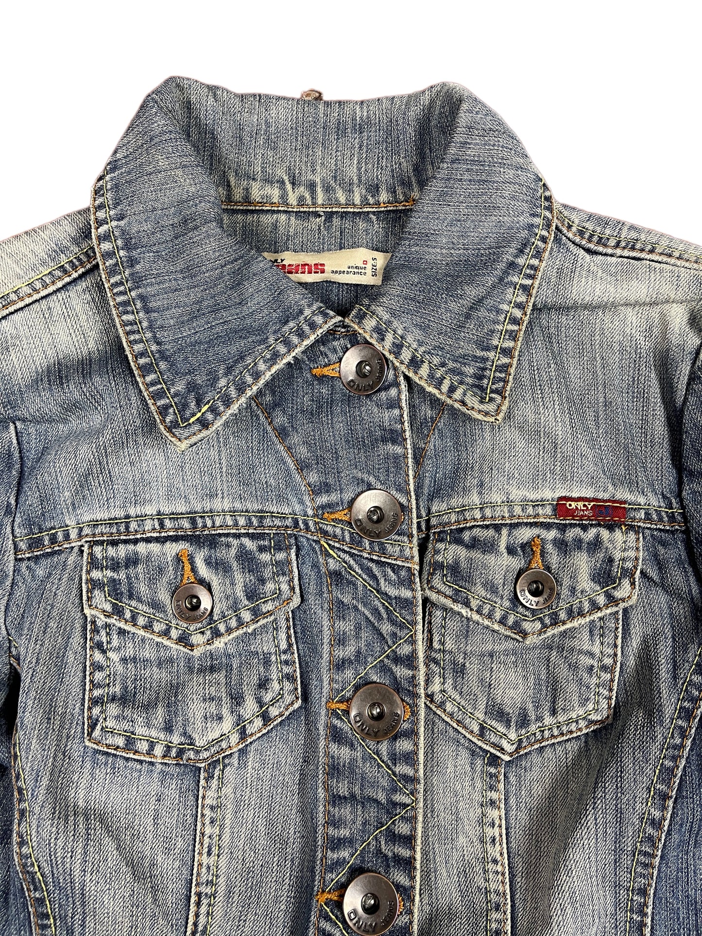 Y2k Only Denim Jacket Blue - S