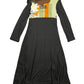 Y2k Paramita Long Sleeve Dress Black Multicolor - L