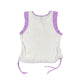 Y2k Trena Zone Sleeveless Top White Lilac - XS/S
