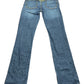 Y2k Miss Sidecar Bootcut Low Waist Denim Pants Blue - M