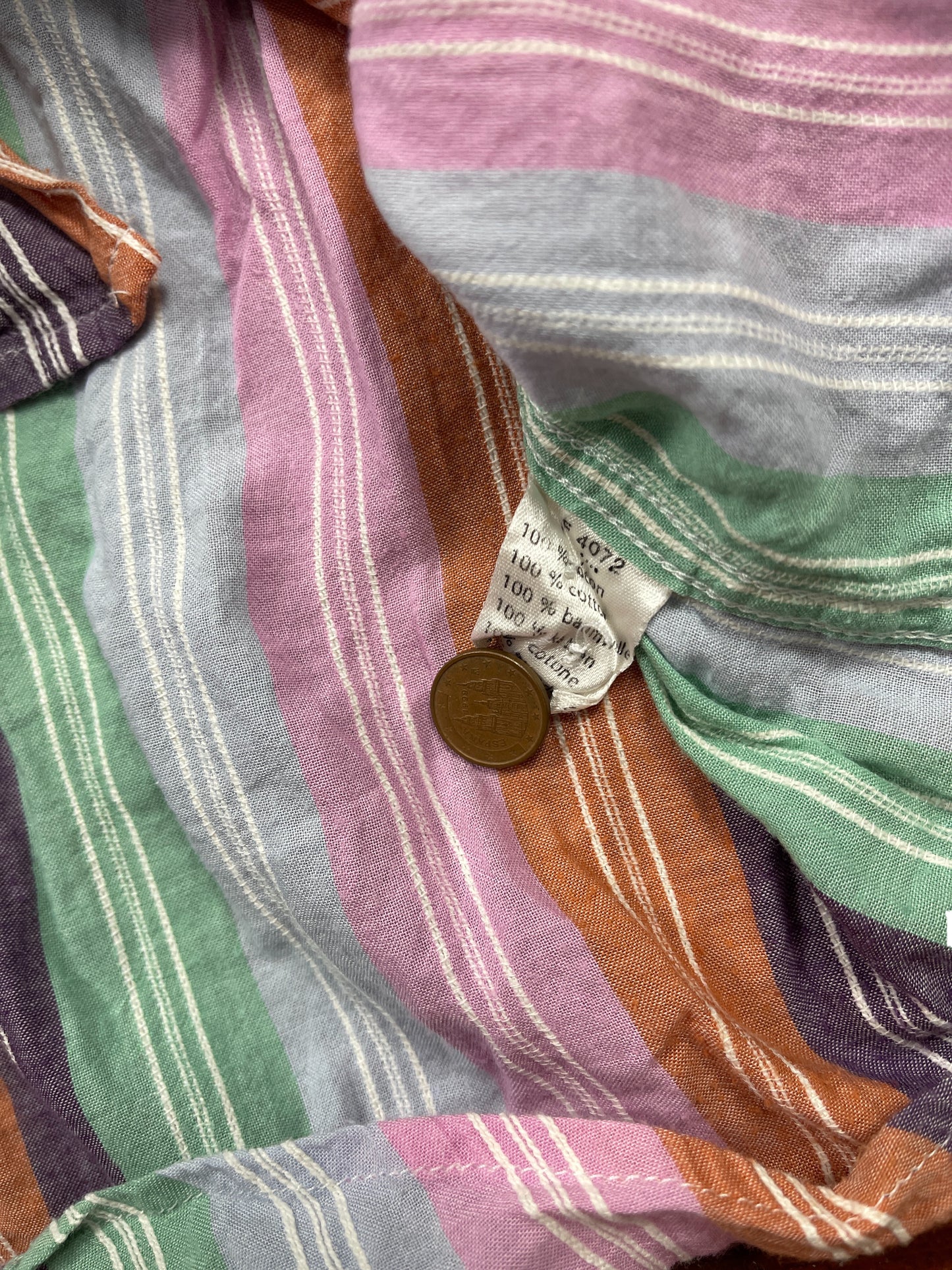 Lacoste Long Sleeve Shirt Multicolor Cotton L