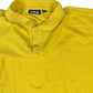 FILA Polo Shirt Yellow Cotton 3XL