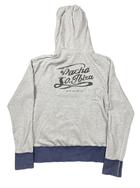 Y2k Pacha Hoodie Gray L