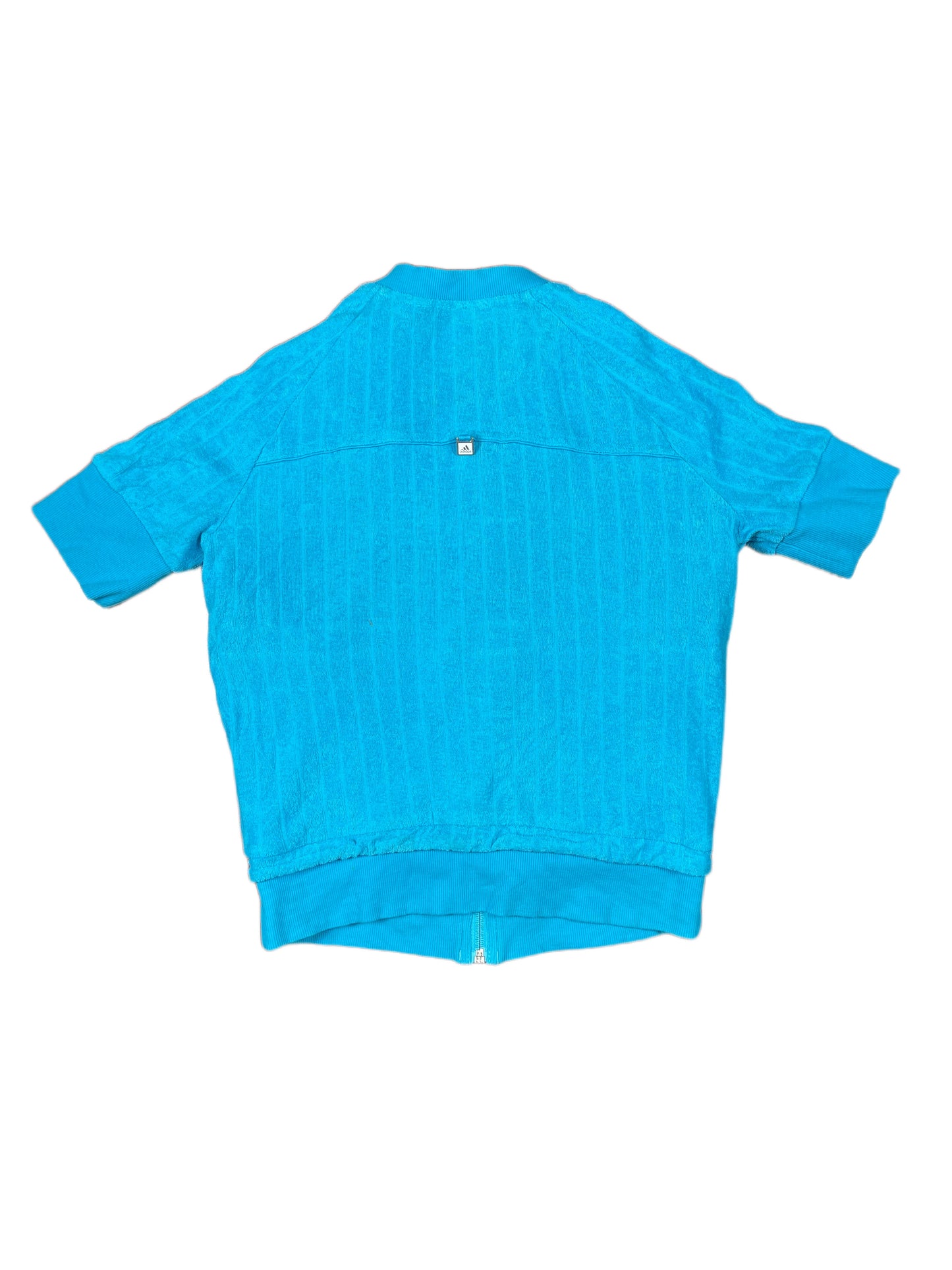 Y2k Adidas Terry Cloth Top Blue M