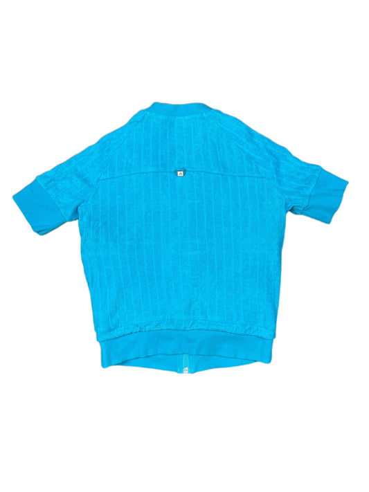 Y2k Adidas Terry Cloth Top Blue M
