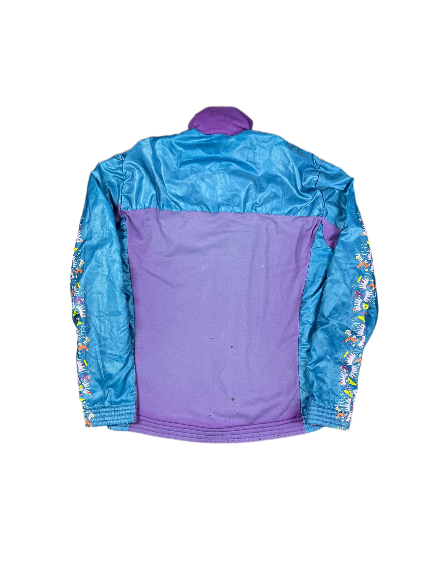 Vintage Kup Line Track Jacket Blue Purple 80s - S/M